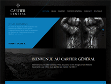 Tablet Screenshot of cartiergeneral.com